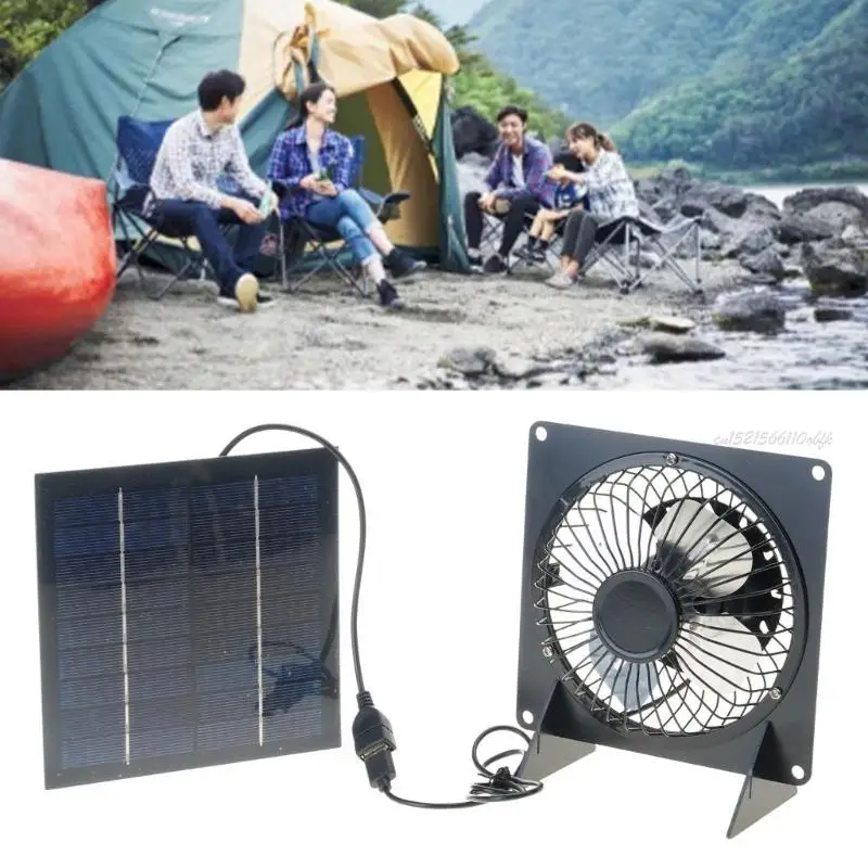 27RB أحادي البلورة مروحة عادم لوحة شمسية لمروحة تهوية تدفقات الهواء الطبيعية