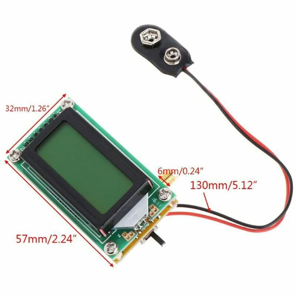 1pc High Accuracy Frequency Counter RF 1~500MHz  LCD Display Frequency Counter Meter Tester Measurement Module For Ham Radio