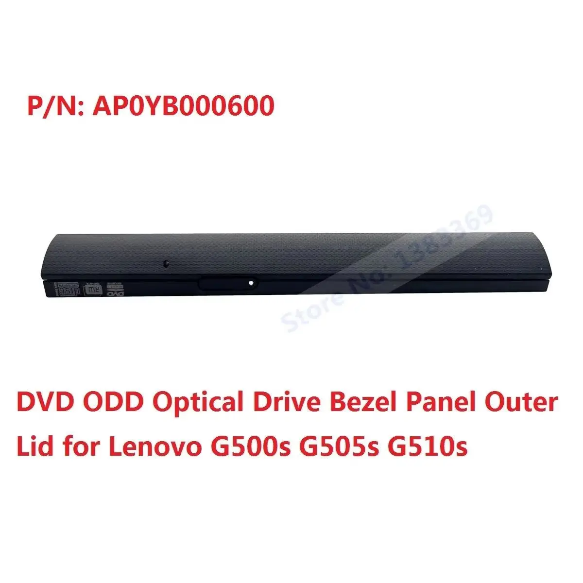 Replacement DVD ODD Optical Disk Drive Bezel Cover Faceplate Front Panel Black for Lenovo G500s G505s G510s