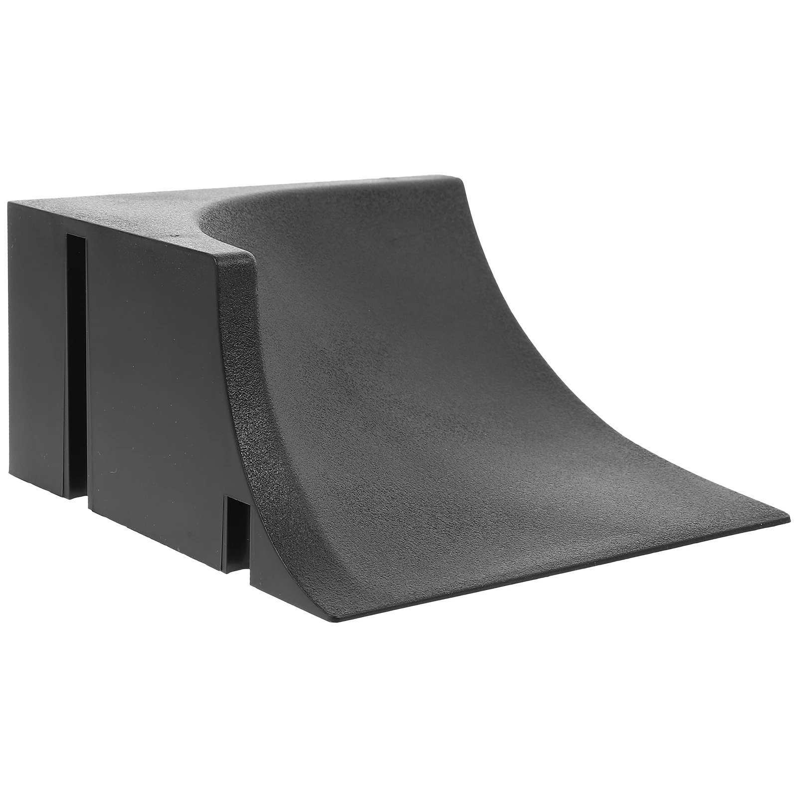 1pc Finger Skateboard Plastic Miniature Ramp Durable Child Finger Sport Supply Training Game Skateboard Park Props