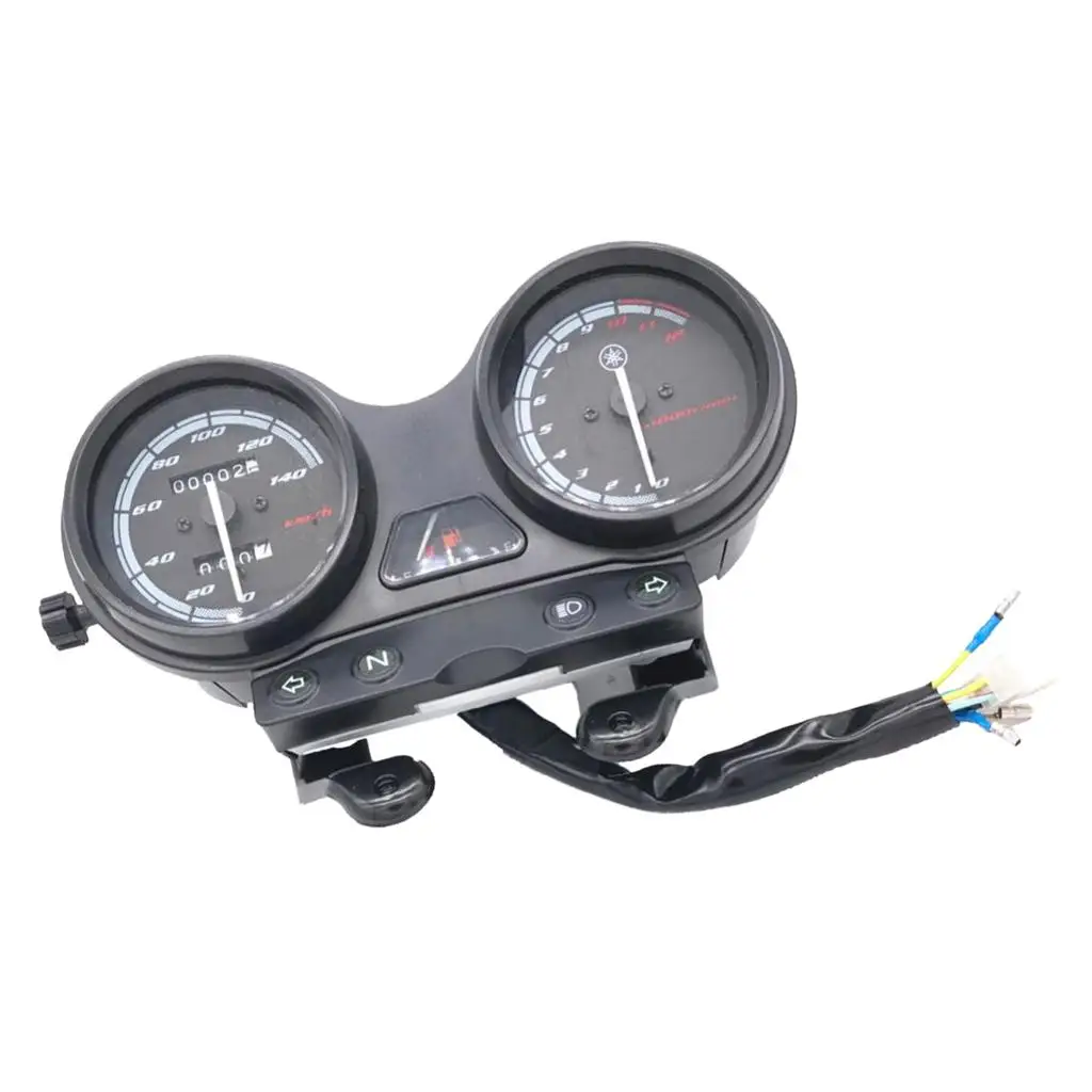 

Speedo Gauge Cluster Plastic Motorcycle Speedometer Wired Tachometer Durable Meter for Yamaha YBR 125 2005-2009 Euro II