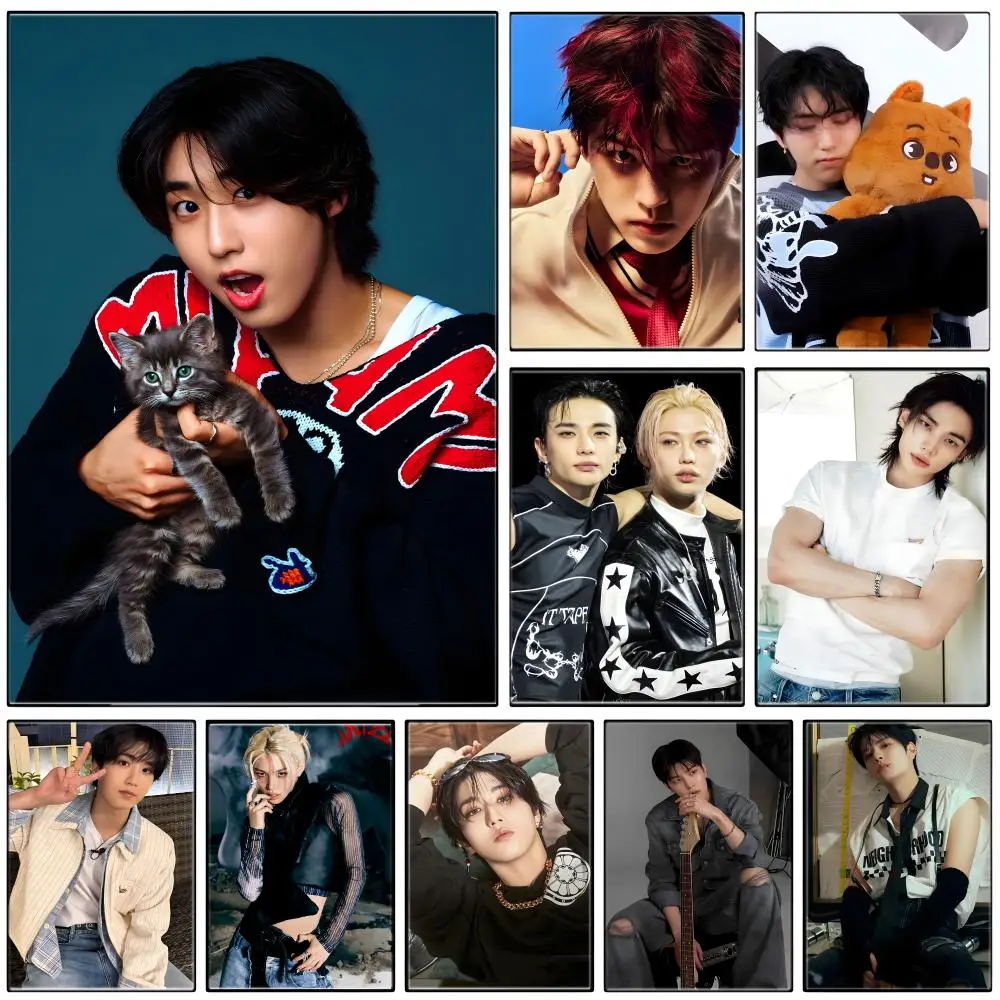 Boy Group S-StrayS STAY K-Kids Poster  Self-adhesive Art Waterproof Paper Sticker Coffee House Bar Room Wall Decor
