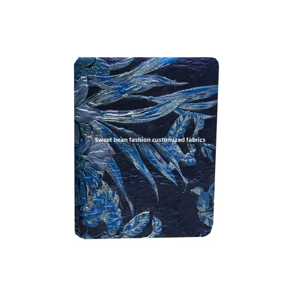 

Yarn-dyed Metal Wire Jacquard Fabric Spring Summer Autumn Lily Dress Windbreaker Coat Fashion Design Diy Sewing Wholesale Cloth