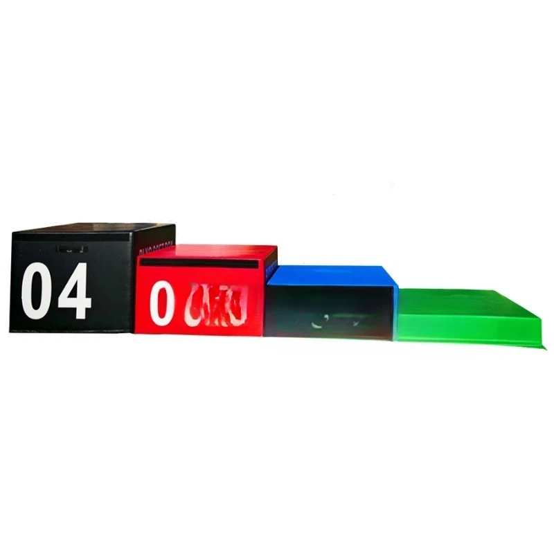 Four-in-one software progressive box jumping combination children's physical fitness training equipment