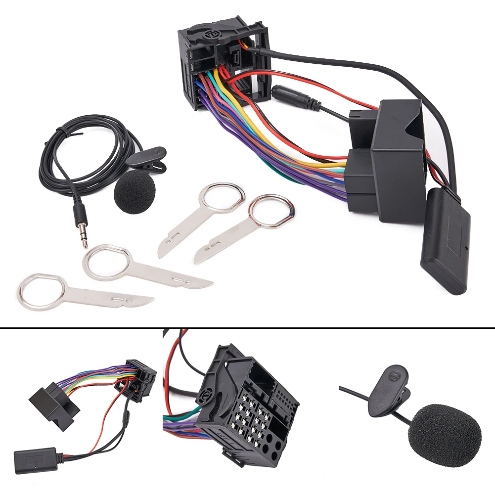 For Ford 5000CD 6000CD CDXF214 AUX In Adapter Cable Harness for Factory Installed Radios in Focus MK2 Fiesta MK6 Fusion C Max