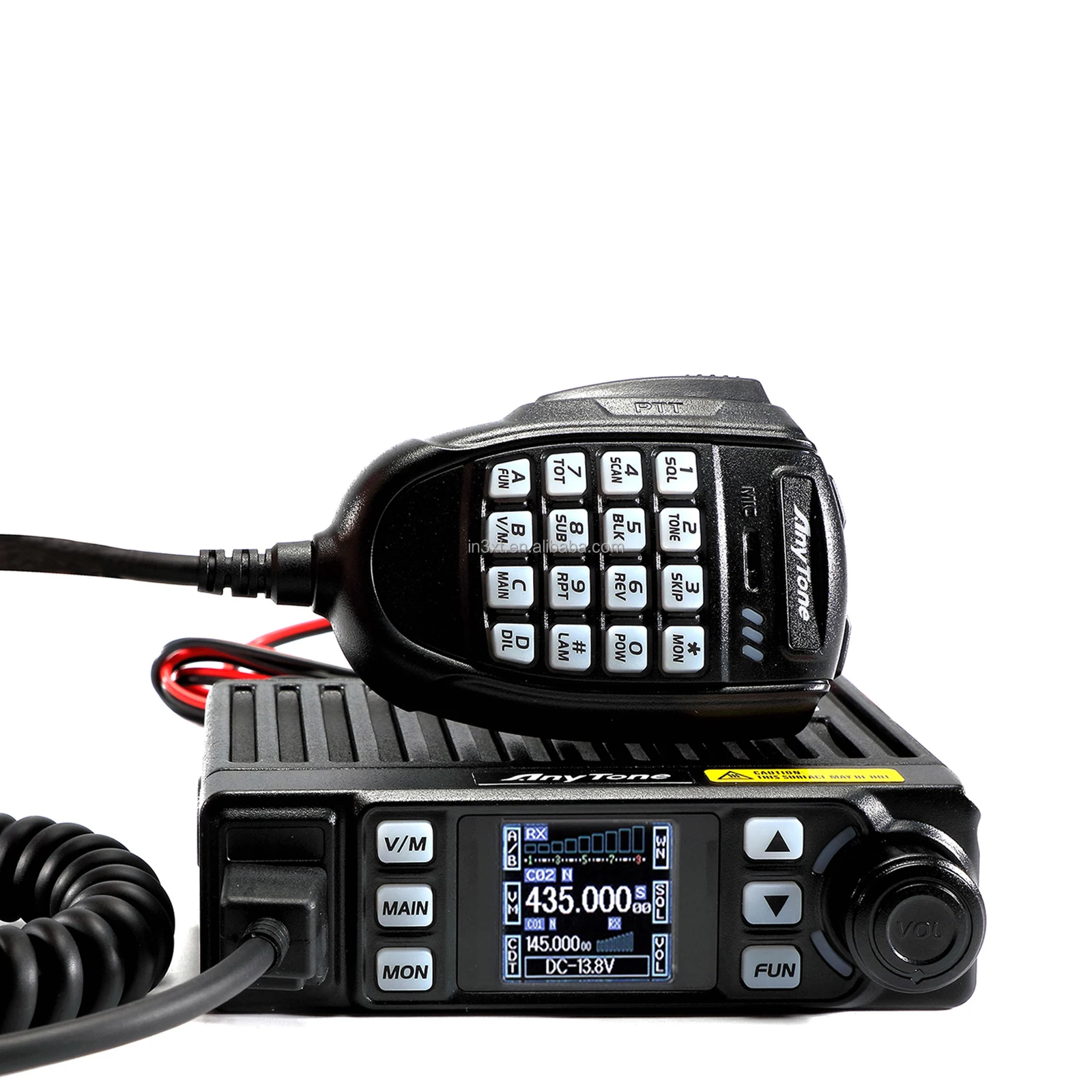 

AnyTone AT-779UV Two-Way Radio 20W 18W Dual Band 136-174/400-490MHz Anytone Vhf Uhf Radio Amateur Radio AT-779 UV