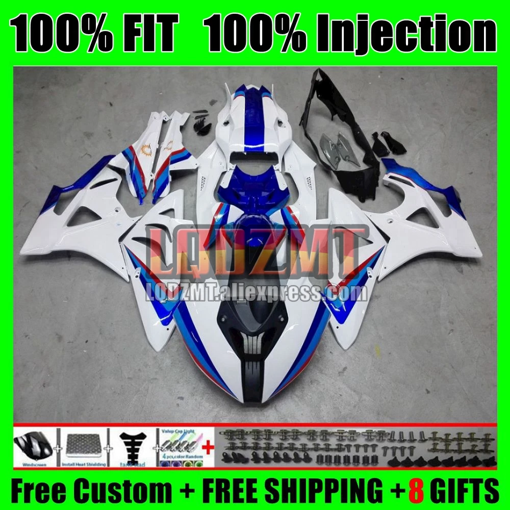 Injection For BMW S1000 S 1000 RR 1000RR 101No.10 S1000RR 09 10 11 12 Factory blue 13 14 2009 2010 2011 2012 2013 2014 Fairings