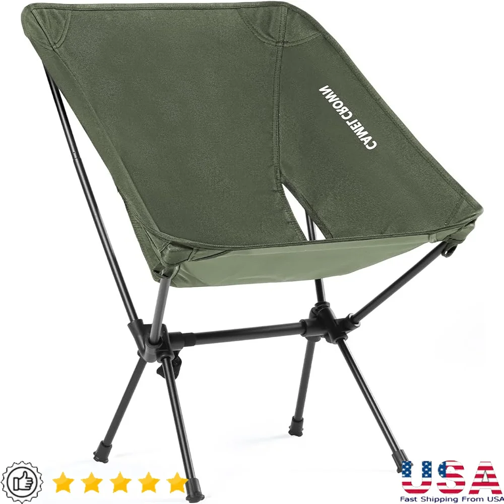 

Portable Folding Camping Chair Lightweight Compact Backpacking Chair with Carry Bag Outdoor Hiking Picnic Travel Beach