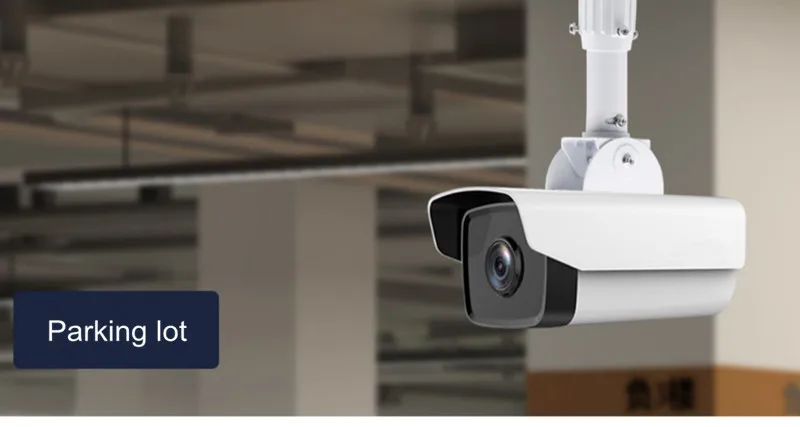 I-Type White Universal Monitoring Telescopic Bracket Bullet Security CCTV Camera Ceiling Mount Bracket Vertical Hoisting Support