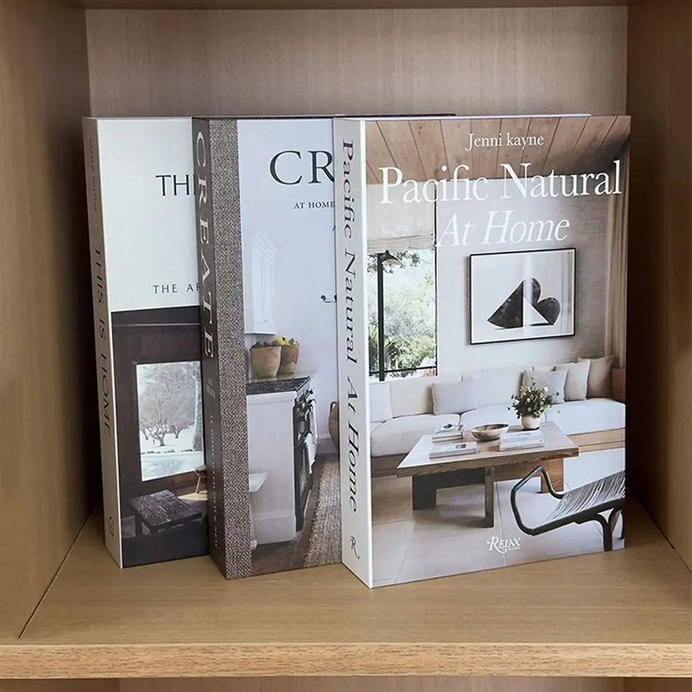 Sinple Foldable Fake Books Ornament Photography Prop Book Shelf Display Decorative Book Simulation Book Home Decoration view 3