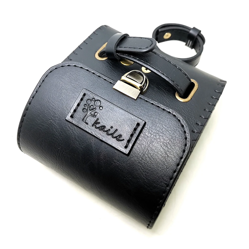 FREE-Q1071 Велосипедные сумки Винтажные кожаные горные дороги Death CoasterTail Bike Коричневый Черный Материал PU