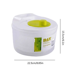 Máy khử nước bằng tay thủ công trong nước, salad salad lớn, máy sấy răn rau quả, dụng cụ rửa nhà bếp, tiện ích gia đình 12 Salad salad sấy thực vật bán hàng chính - №11