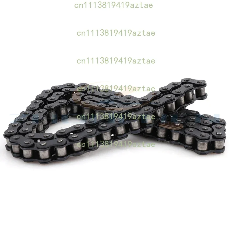 Motorcycle 428 Black Gold Drive Chain, 94/102/132/140 Links Replacement Chain for 50cc-250cc ATV, Quad, Pit Dirt Bike & Go Kart