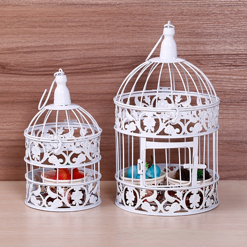 European-style Wrought Iron Decorative Birdcage Wedding Window Birdcage Ornaments Wedding Photography Props