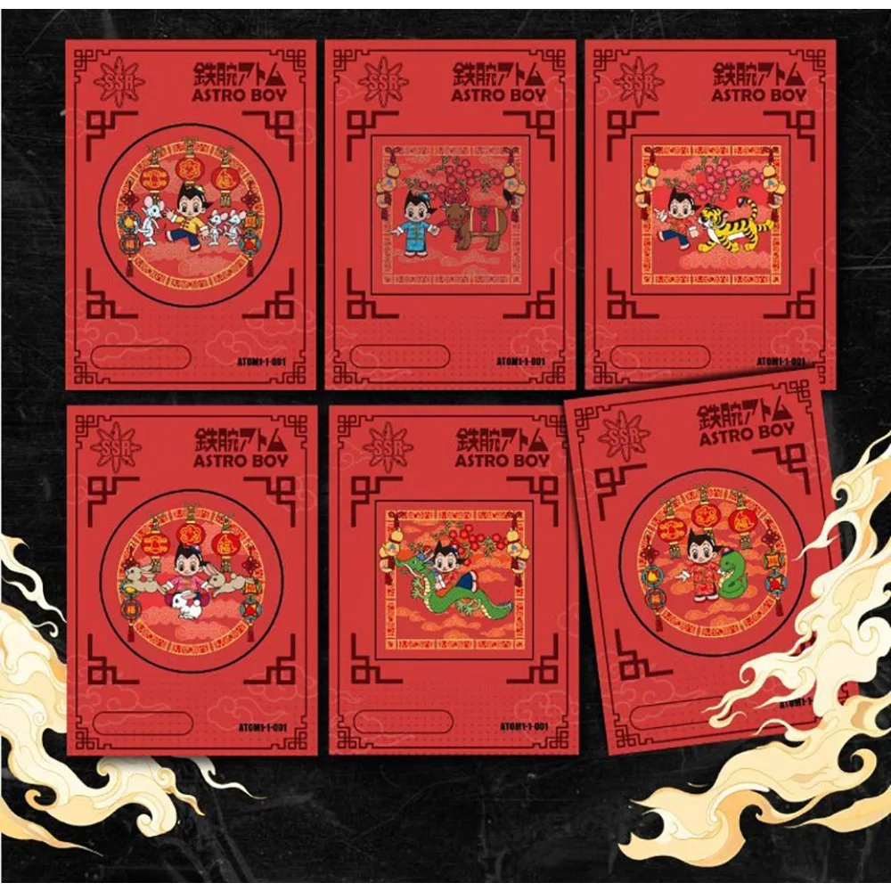 Mighty Atom Collection Cards for Children Classic Science Fiction Anime Protagonist Exclusive Limited Birthday Cards Unique Gift