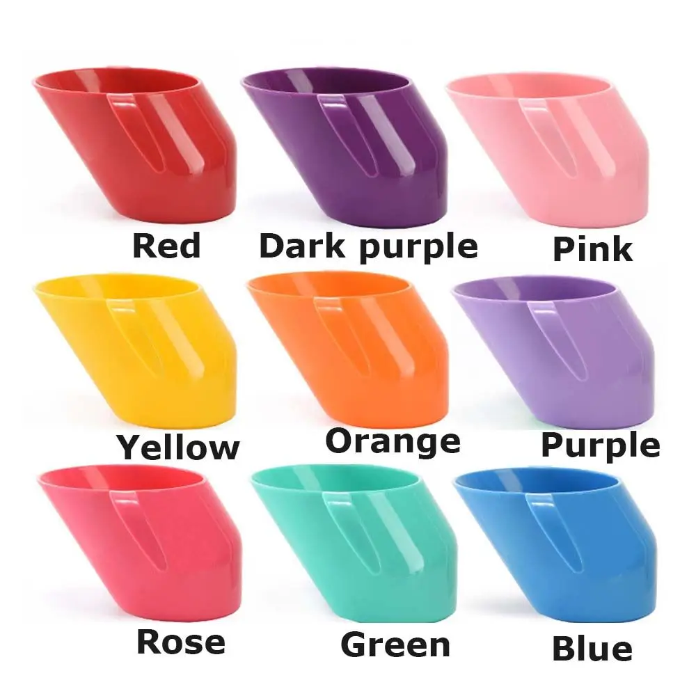Leakproof Water Bottle Tumble Resistant Learning Drinking Cups Baby Drinking Cups Baby Oblique Mouth Cup Baby Feeding Bottle