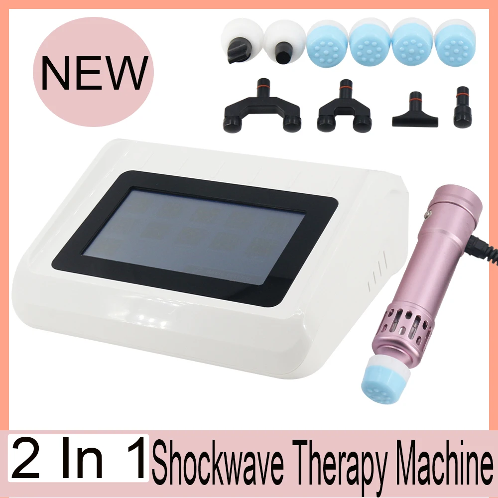 

2 In 1 Shock Wave ED Treatment Device 250MJ Physiotherapy Shockwave Therapy Machine Shouder Neck Pain Relief Body Relax Massager