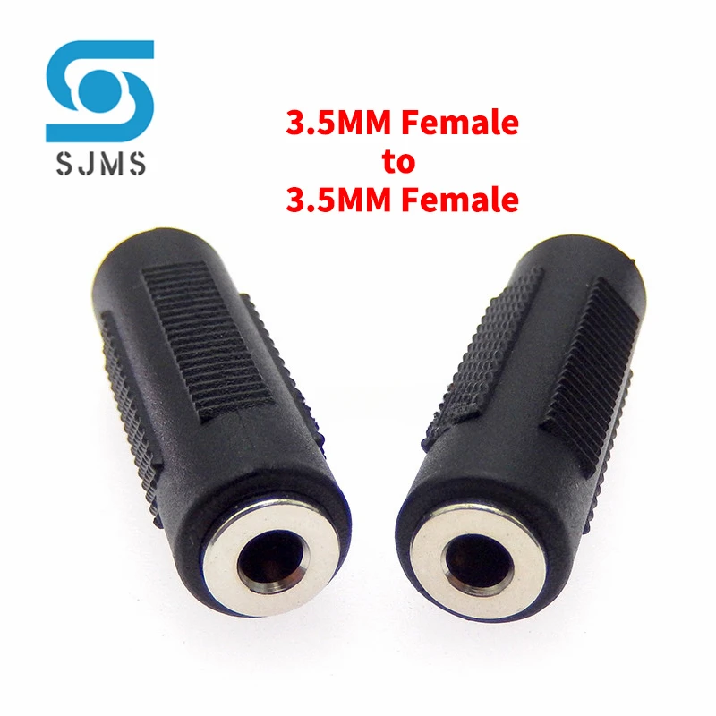 1PCS Mini 3.5 mm Female to 3.5mm Female F/F Jack Stereo Audio Adapter Converter Audio Adapter Coupler Metal port Connector