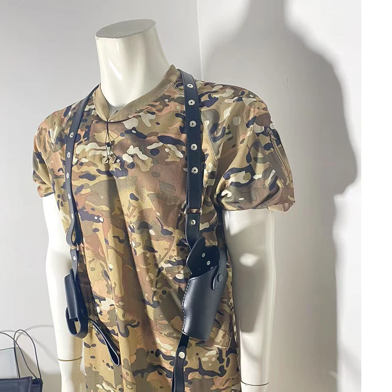

Tactical Shoulder Holster Underarm Concealed Gun Holsters with Single Magazine Pouch Handgun Carry Pouch For Hunting Shooting