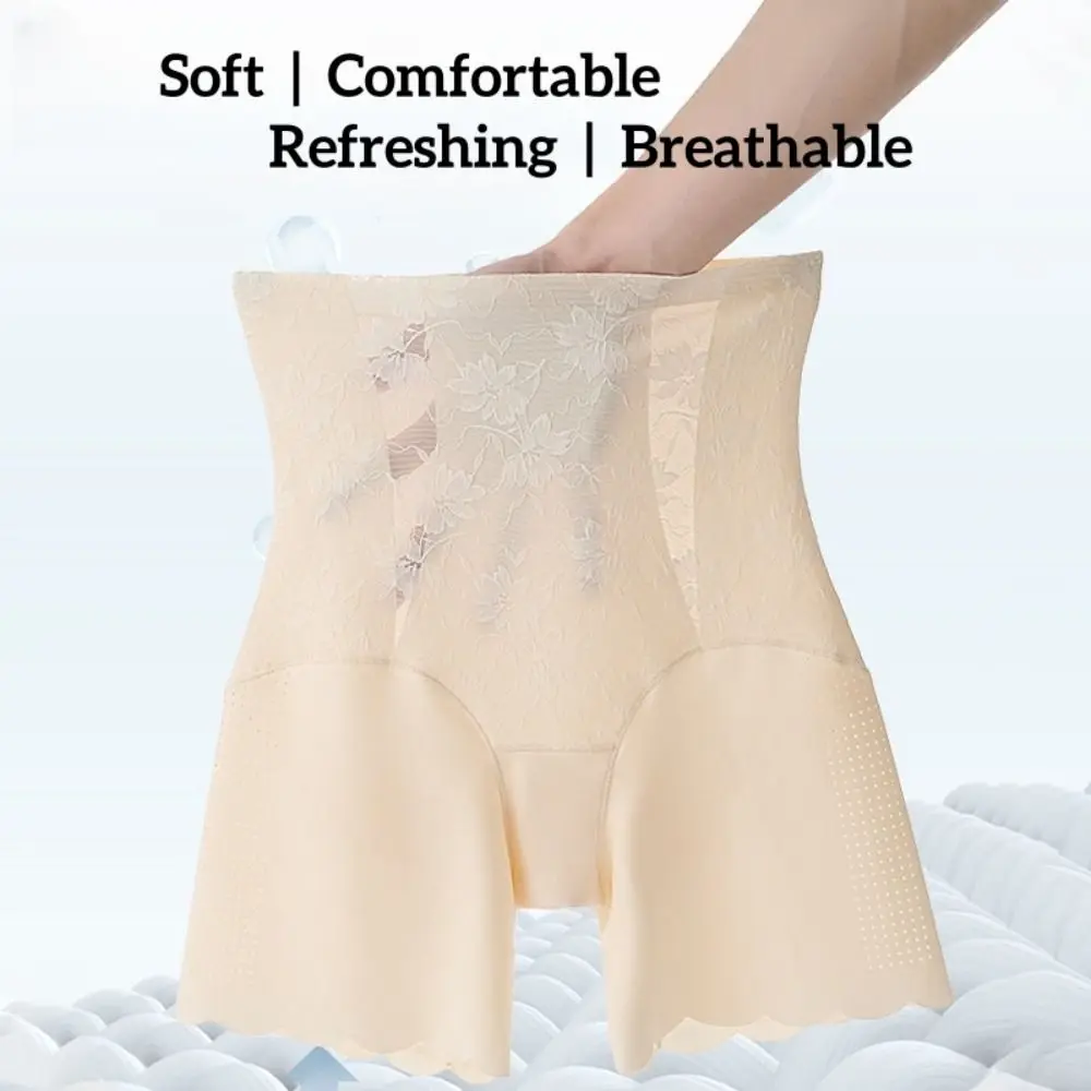 

High Waist Shapewear for Women Lace Mesh Belly Contracting Butt Lifting Panties Shapers Lingerie Tummy Control Underwear