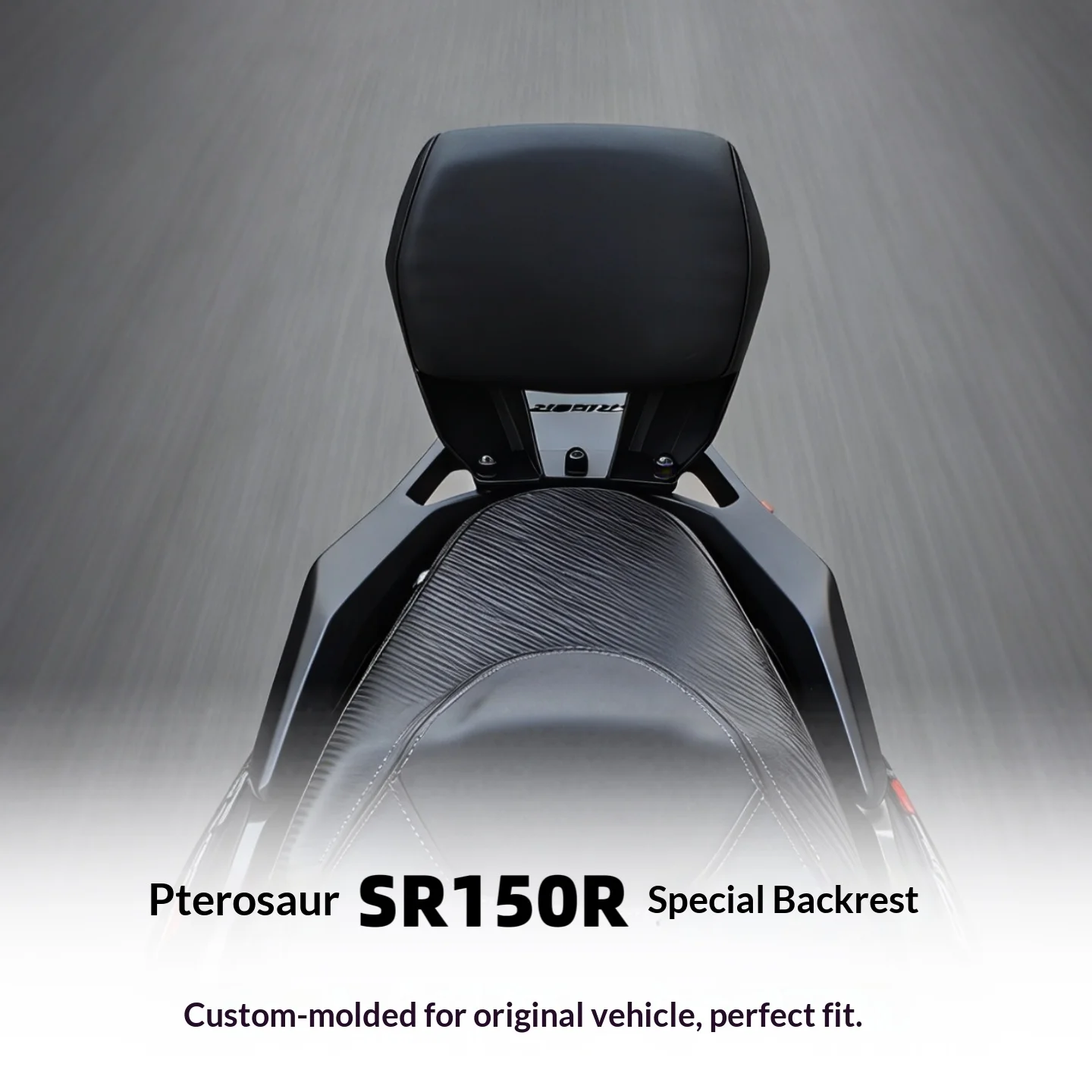 【Premium】For  Wing Dragon SR150R backrest special motorcycle tail modification accessories backrest waist backseat backrest