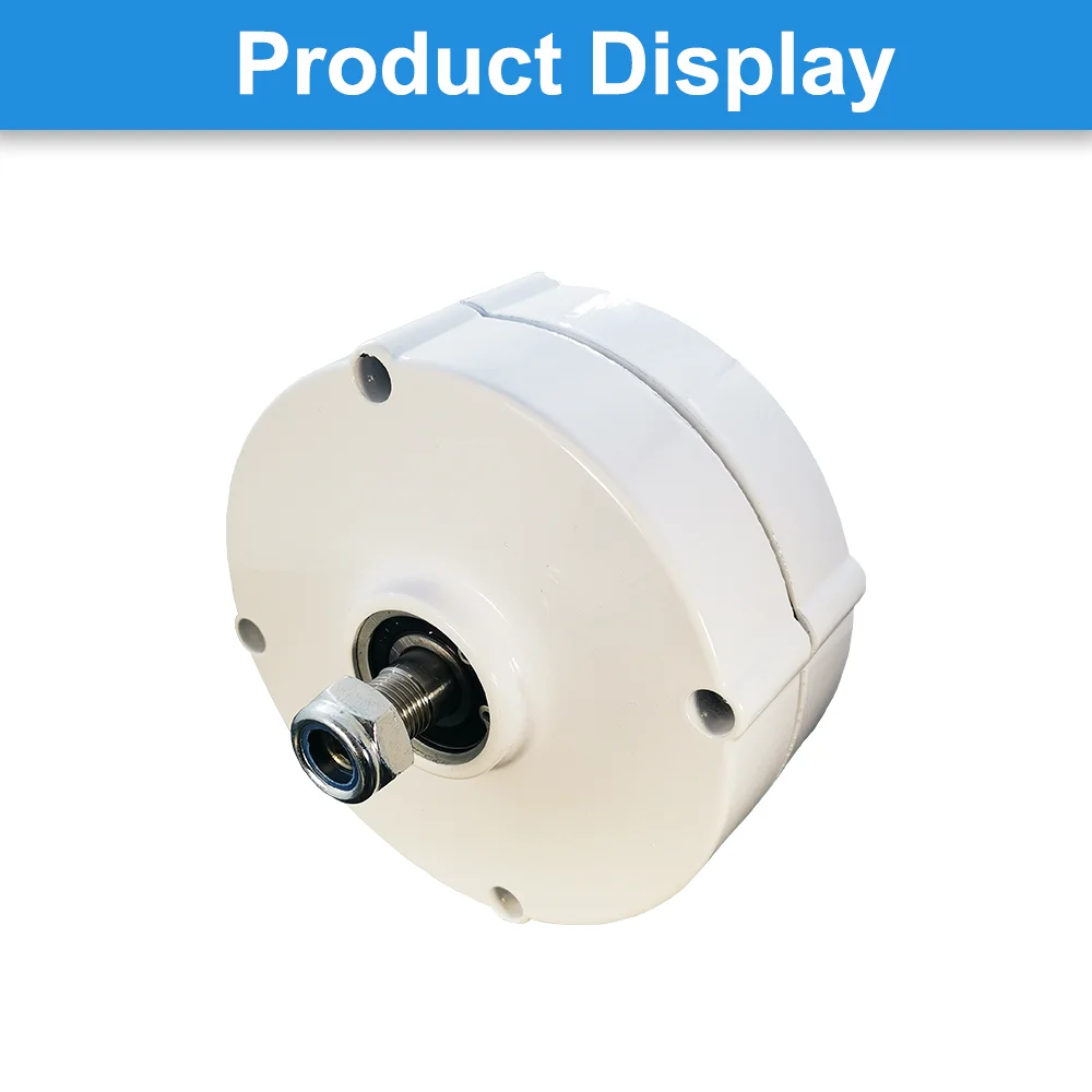 High Efficiency Permanent Magnet Generator 1000W 2000W 3000W 5000W 12V 24V 48V With DC Motor and Coupling For Home Use