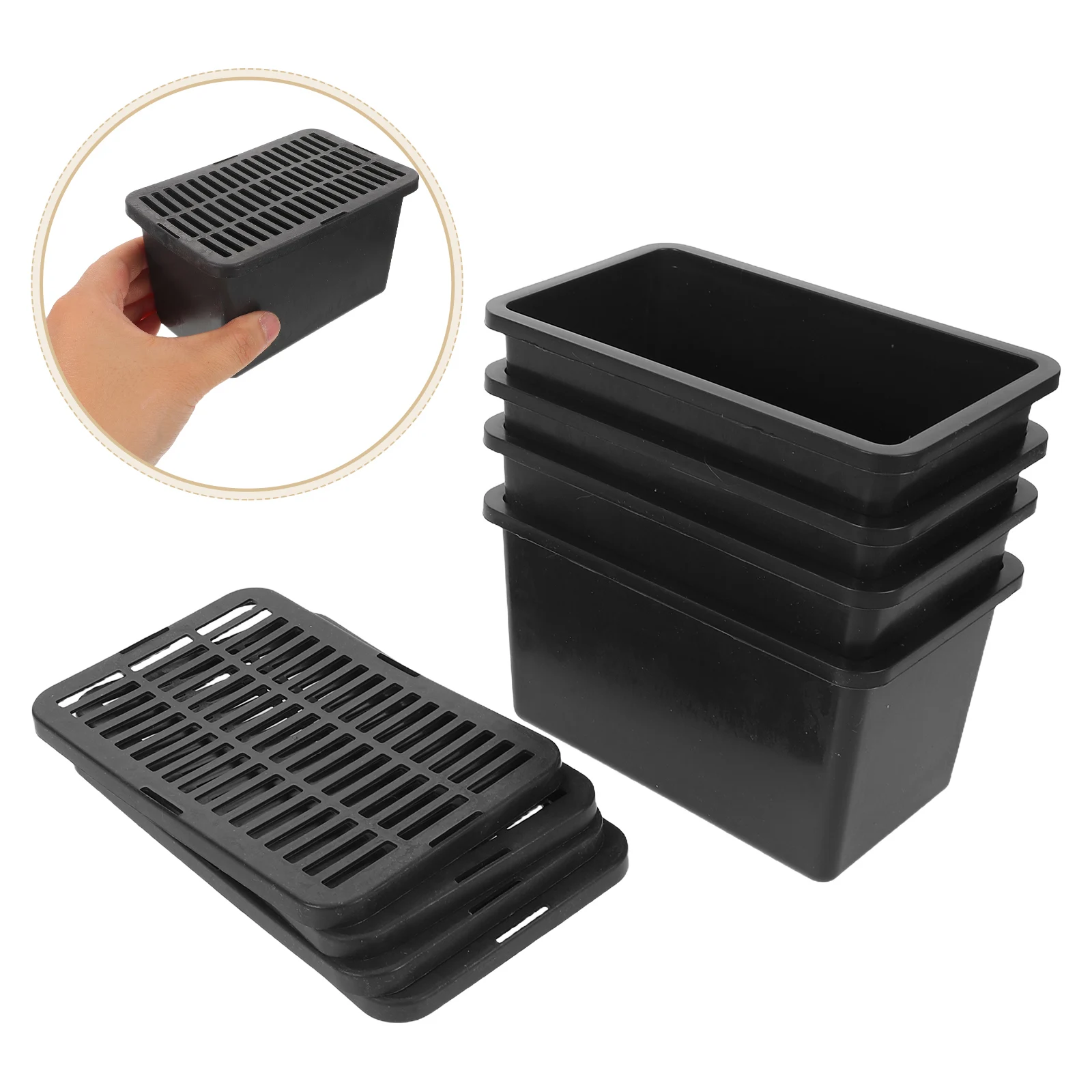 

15 Pcs Pet Transport Box Travel Carrier Plastic Reptile Hamster Keeping Tank Bearded Dragon Cage