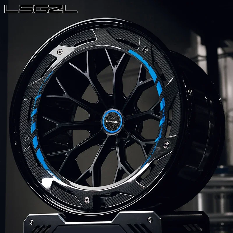 Alloy Car Chrome Wheel 5x120 5x112 5x114.3 Rims 17 18 19 20 21 22 26 Inch Concave Wheel Carbon Fiber Car Wheel For Porsche Urus