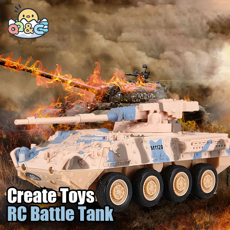 Mini Rc Tank Toys for Boys 40Mhz Rc Remote Control Car Electric Toys Radio-Controlled Truck Children Gifts Military Model