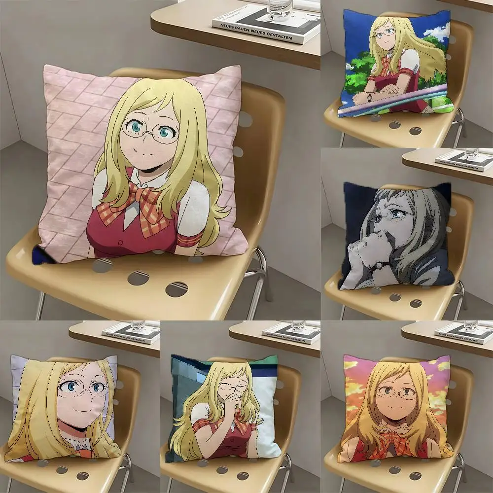 1pc Melissa Shield Anime Characters Pillow Case Fashion Square Pillowcase Bedroom Sofa Room Ins Decoration Leisure