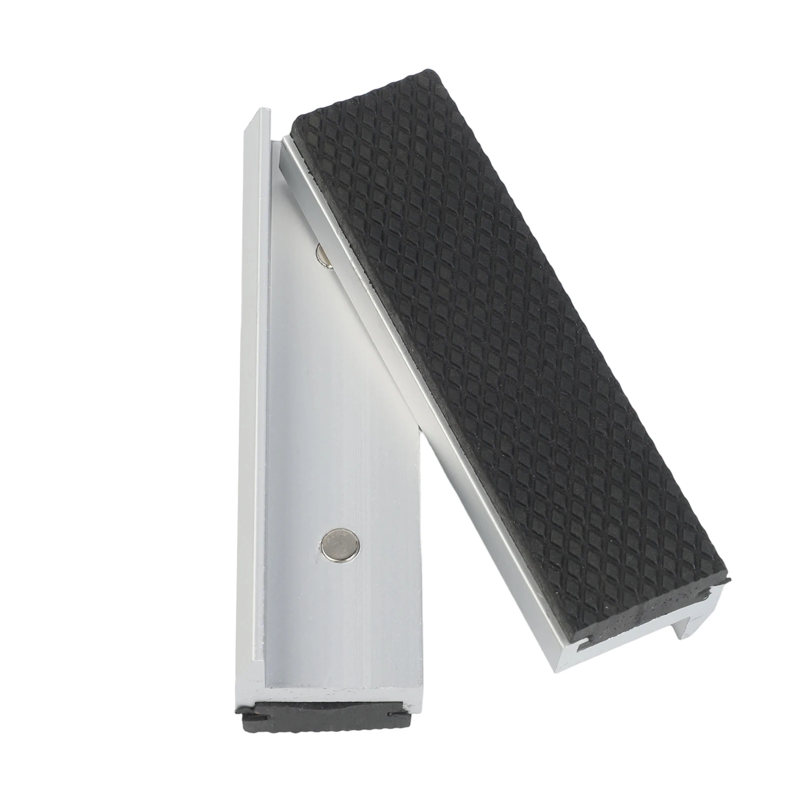 2pcs Magnetic Jaw Pads with Rubber Protection for Metal Vise Tools Designed for Secure Clamping and Slip Grip 2pcs
