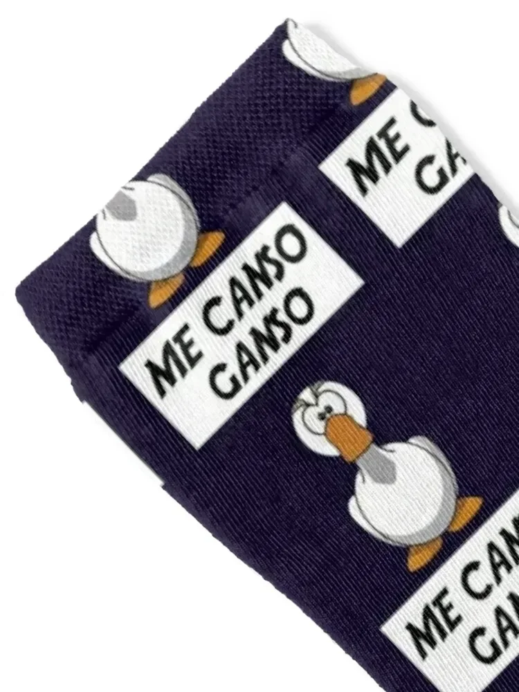 Funny Mexico Me Canso Ganso AMLO OBRADOR Socks hip hop set bright garter Socks Men Women's