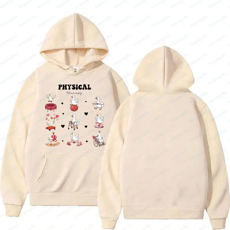Physical Therapy Valentine Shirt Physical Therapy Fashion Streetwear High Quality Hoody Sweatshirt Women's Pullover Hoodies