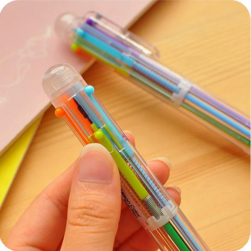 4 Pieces Ballpoint Pen For Ball Point Creative Bullet Colorful Stationery