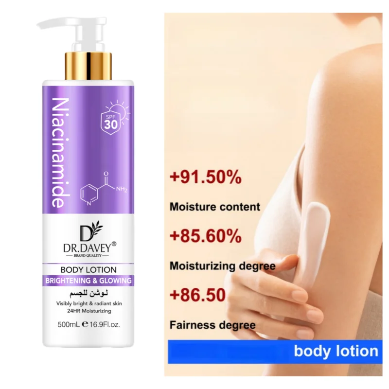 500ml DR.DAVEY Niacinamide Body Lotion Niacinamide body lotion