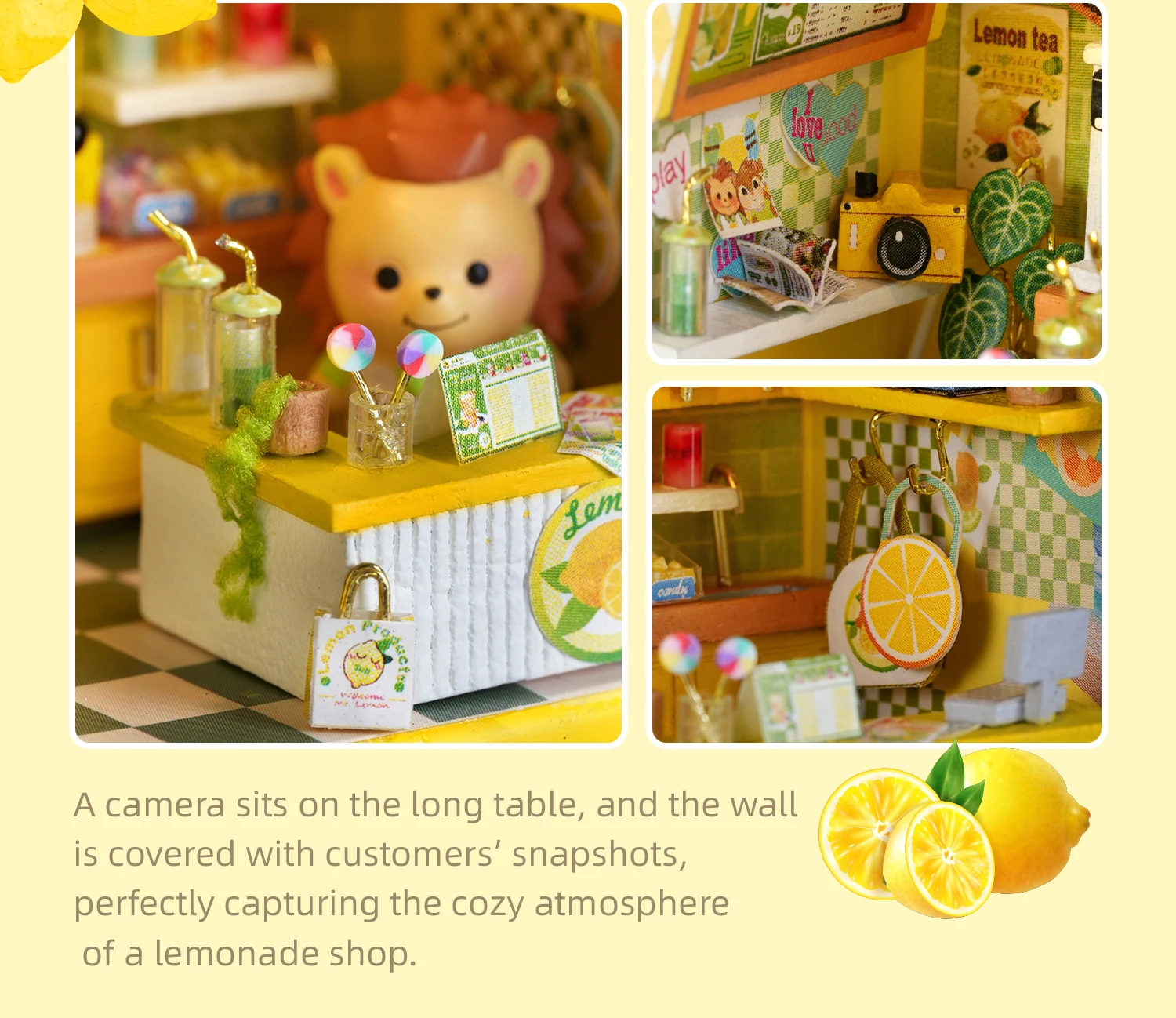 DIY Miniature Dollhouse Kit with LED Light Handmade 3D Puzzle Mini House Toys Home Decor Wooden Crafts For Xmas Birthday Gifts