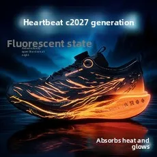 

Флуоресцентная модель для родителей и детей, спортивные кроссовки на мягкой подошве с карбоновой пластиной, кроссовки A +, женские кроссовки