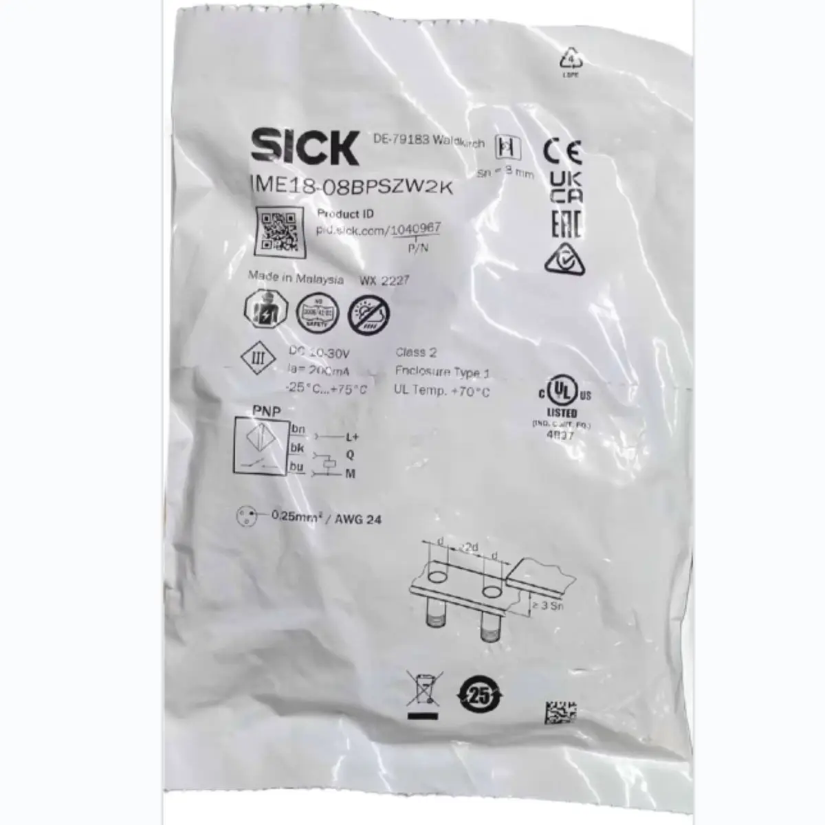 IME18-08BPSZW2K 1040967 Proximity Switch