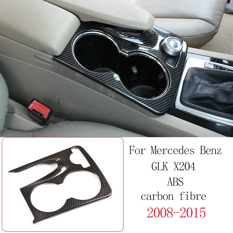 For Mercedes Benz GLK X204 2008-2015 ABS Carbon Fiber Car Center