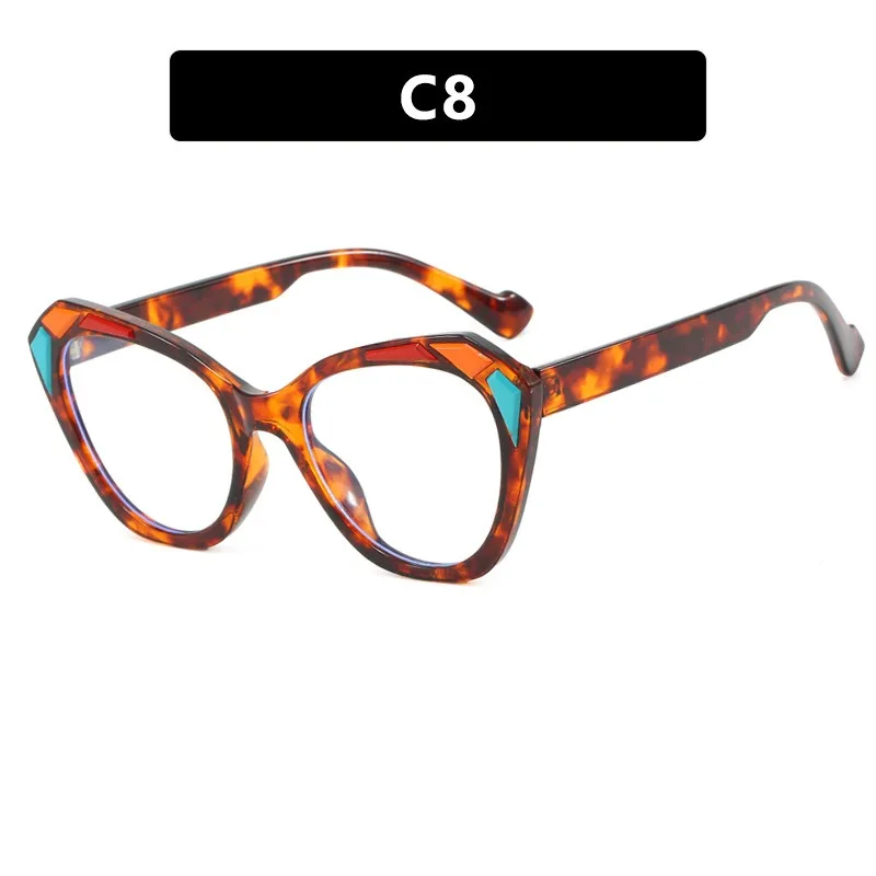 نظارات مضادة للضوء الأزرق، نظارات رائعة على شكل عين القطة للنساء والرجال، نظارات تسوق تحجب الضوء الأزرق، نظارات كمبيوتر للرجال والنساء