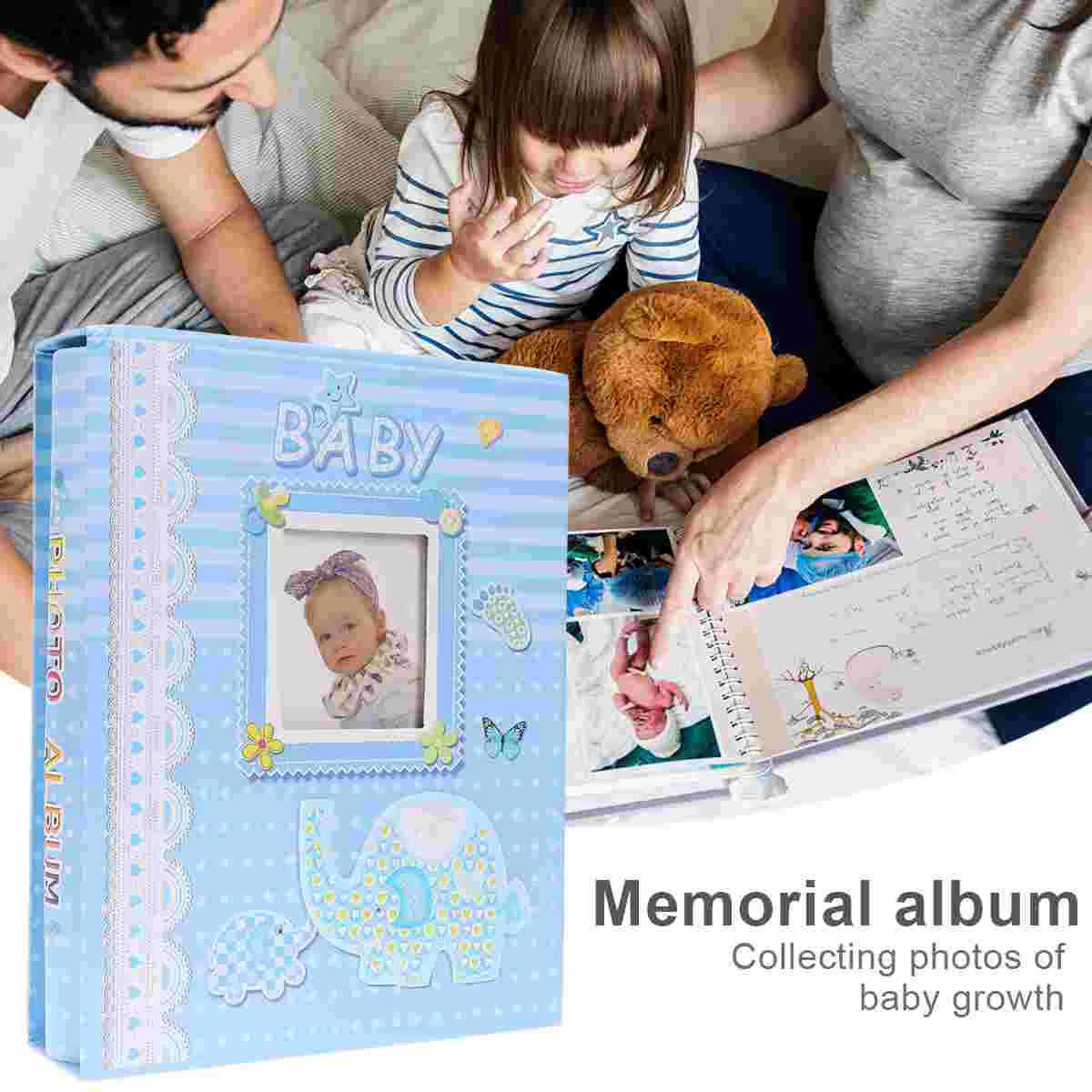 6 Inch Photo Album for Pictures DIY Baby Storage Photos Interstitial Child Albums