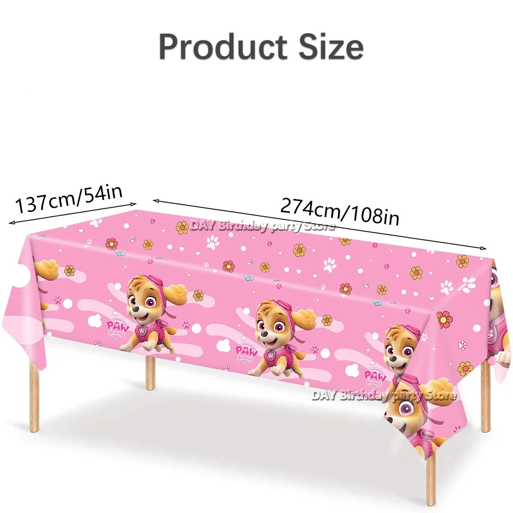 مجموعة باو باترول موضوع أطفال بنين المفضلة أكواب لوحات عيد ميلاد سعيد المناديل الديكور حقائب للهدايا الأحداث كعكة توبر لوازم #6