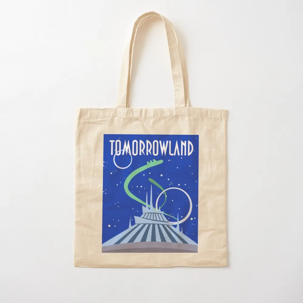 

Space Mountain Tote Bag sacs de shopping hand bags custom canvas bag reusable shopping bag Canvas Tote