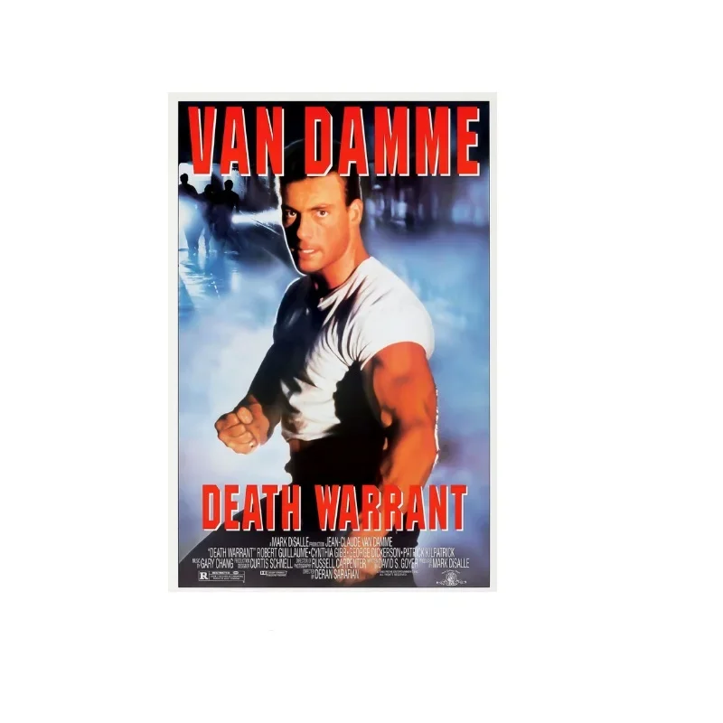 Death Warrant - Van Damme Movie, Art Picture Print Silk Poster,Home Wall Decor