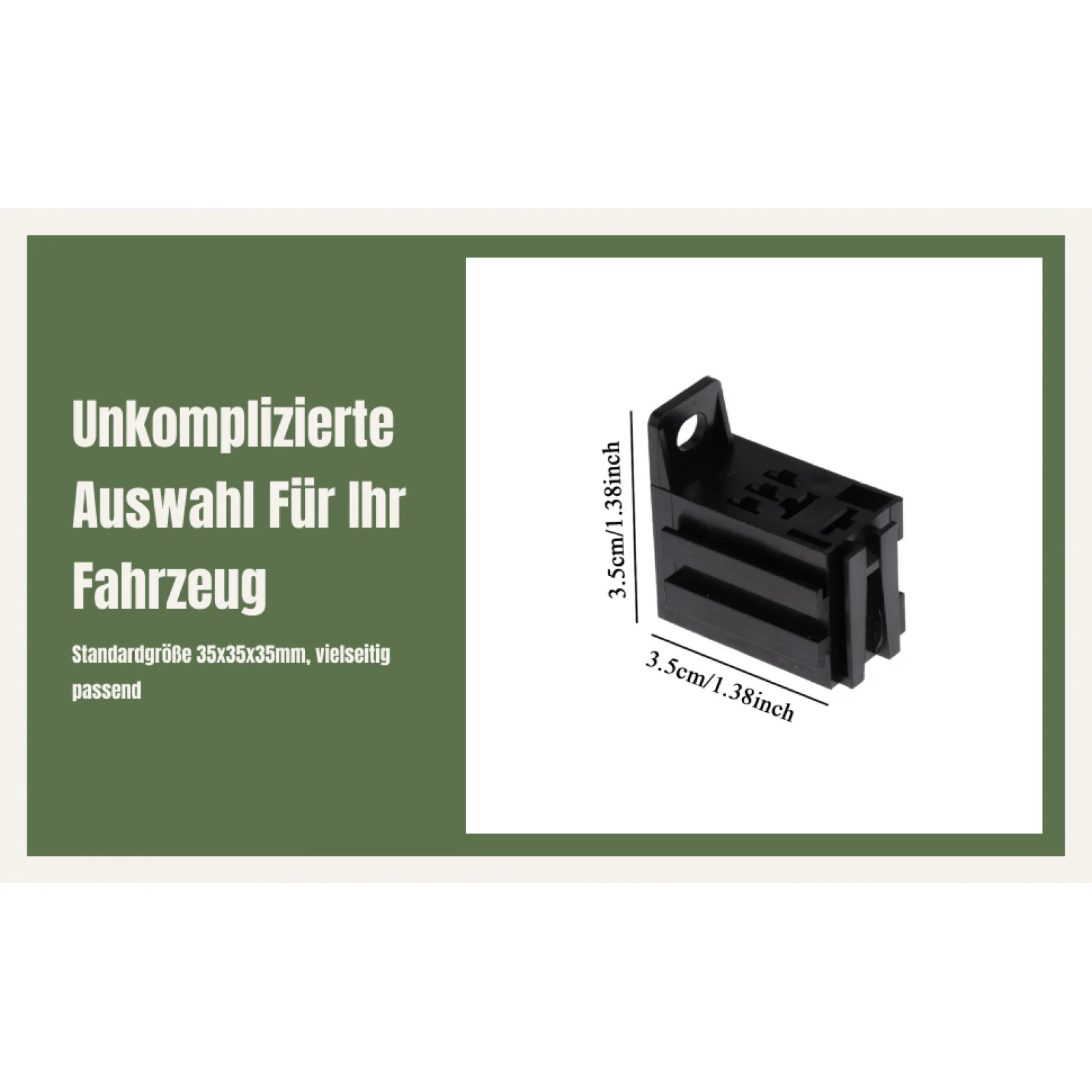 5 Pin Relay Board Mount Connector 60amp Micro Terminal Socket Holder for Automotive Changeover Electronic Systems