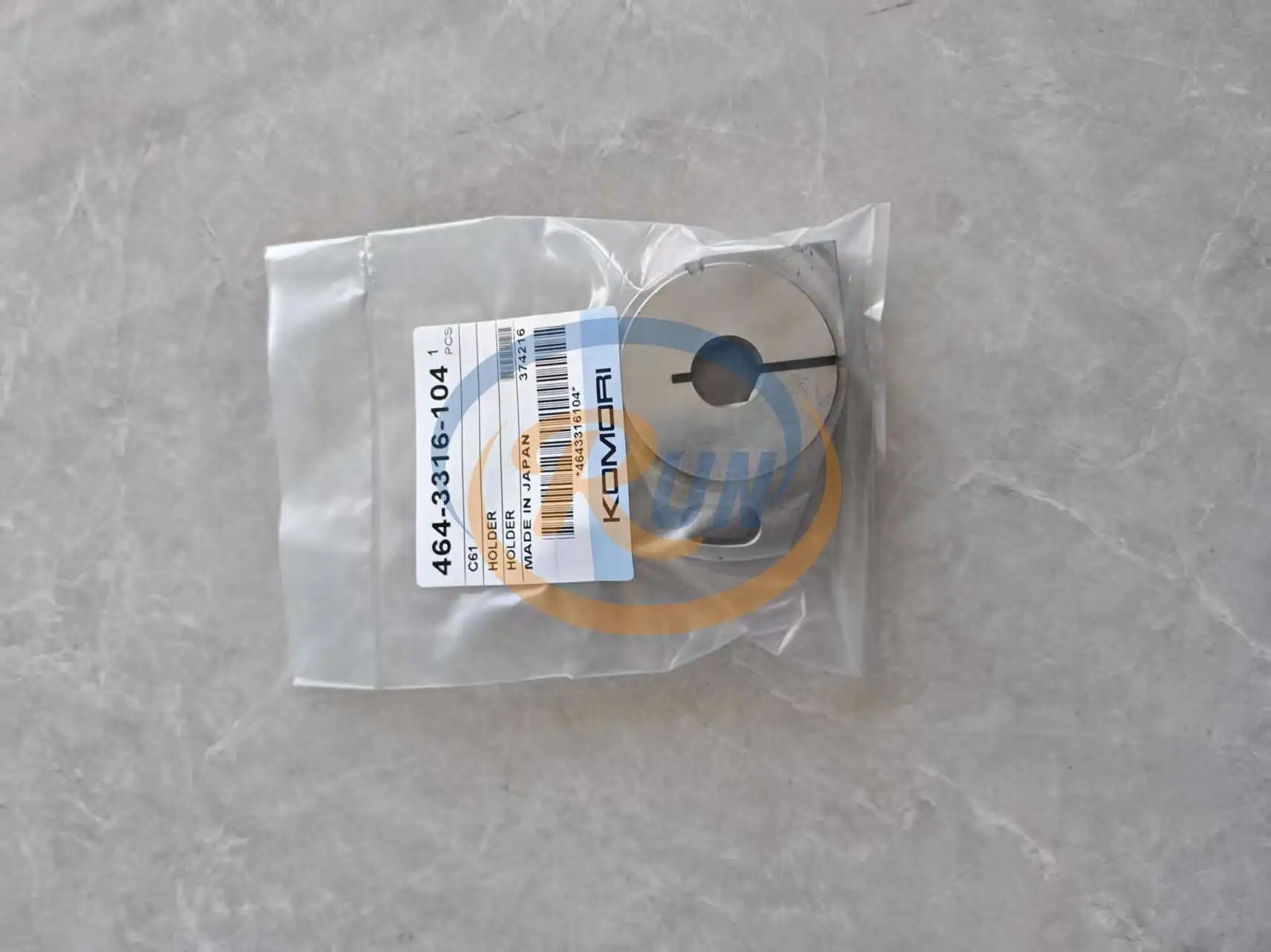 Original Komori L40 4643316014 Paper Transfer Jaw Row Torque Rod Bracket Gripper Holder for Komori Gripper Parts