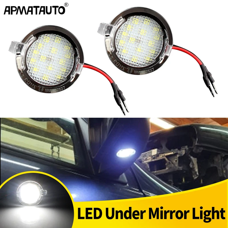 

2 шт. светодиодный модуль освещения под боковым зеркалом для Ford Mondeo MK5 Galaxy S-Max Ecosport Edge Explorer Ranger TKE Limited