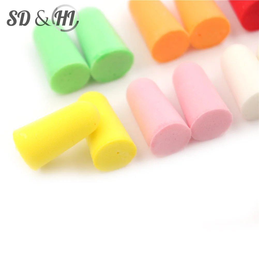 20pcs PU Foam Ear Plugs Anti Noise Snore Earplugs Comfortable For Study Sleep