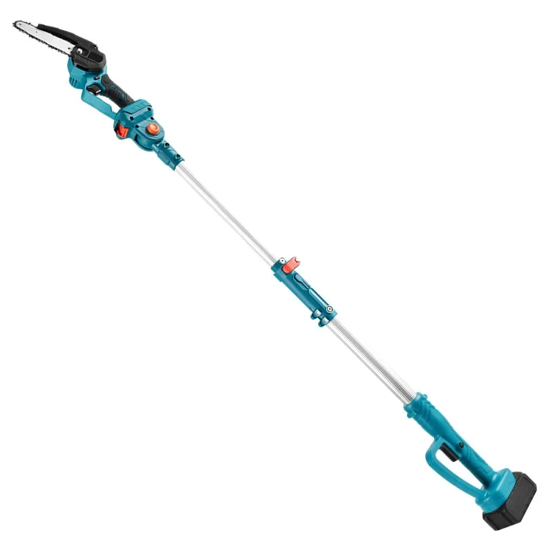 Telescopic rod electric high branch saw rechargeable electric pruning saw outdoor garden orchard logging pruning high branch she