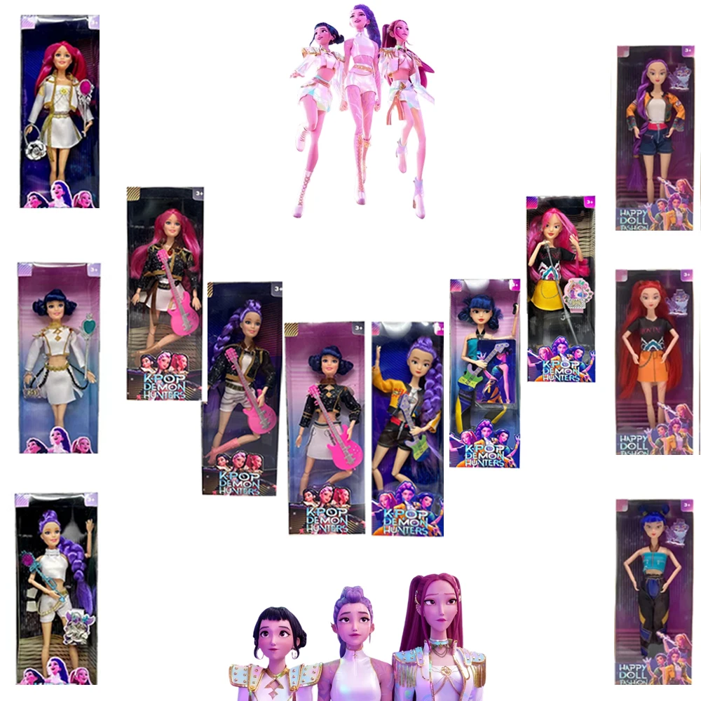 

New Hot Devil Hunter KPop Character Doll Toy Rumi Mira Zoey Sussy Action Figure For Fans Gift